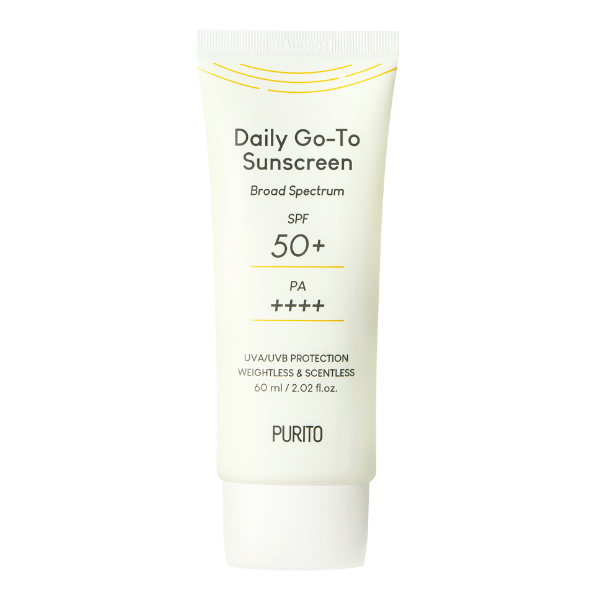 Daily Go-To Sunscreen SPF 50 PA ++++ - Krem z filtrem przeciwsłonecznym SPF 50 PA ++++ [60ml] PURITO