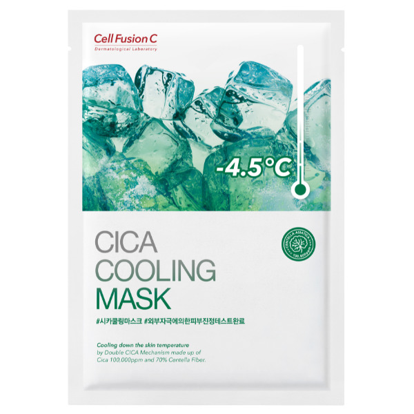 Cica Cooling Maska - wygładzająco - chłodząca maska w płacie [27g] CELL FUSION C