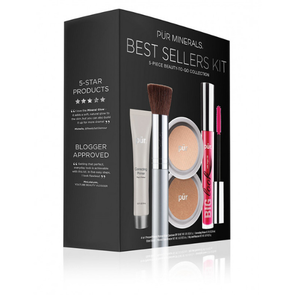Bestsellers Kit Light - Zestaw do makijażu [10ml+3,4g+4,3g+5g] PUR COSMETICS